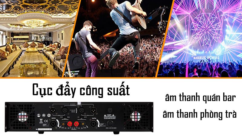 Dùng cho hệ thống quán bar, phòng trà, đám cưới Dùng cho hệ thống quán bar, phòng trà, đám cưới