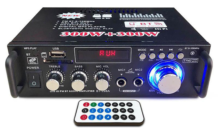 Amply giá rẻ dưới 1 triệu BT-289 hai kênh với thiết kế tinh xảo Amply giá rẻ dưới 1 triệu BT-289 hai kênh với thiết kế tinh xảo
