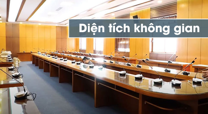 Cần xác định diện tích không gian