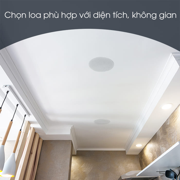 Chọn mua loa phải phù hợp với điện tích không gian cũng như gu nhạc