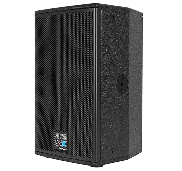 Loa DB Technologies DVX D8 HP có logo nổi bật Loa DB Technologies DVX D8 HP có logo nổi bật