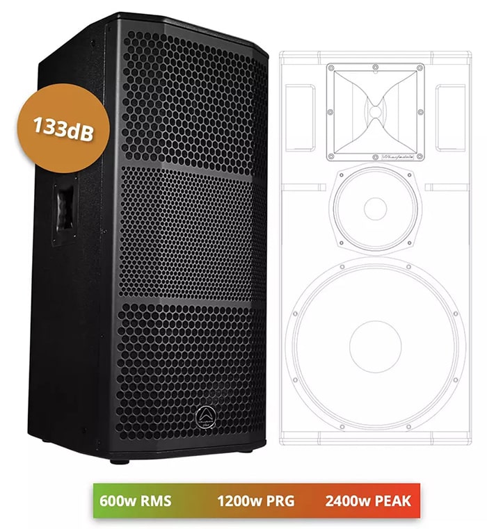 Loa hội trường Wharfedale Reason X15 có thể sử dụng được ở đa dạng các nơi