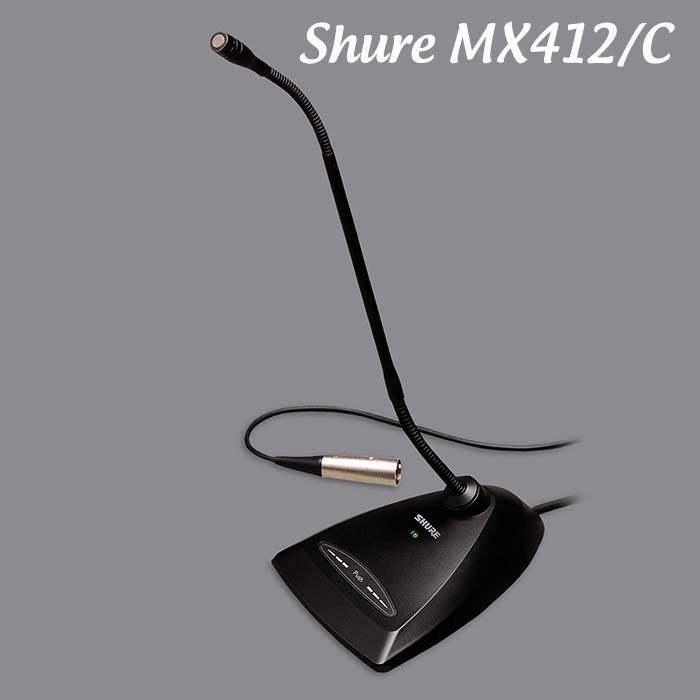 Micro cổ ngỗng Shure MX412/C Micro cổ ngỗng Shure MX412/C