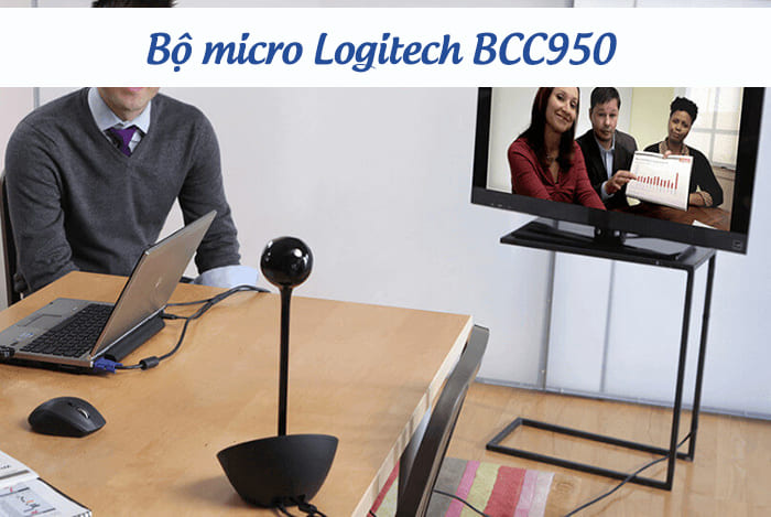 Micro đa hướng logitech BCC950 có thể thay thế một hệ thống cuộc họp
