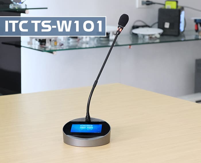 Micro để bàn hội nghị không dây ITC TS-W101: 30.500.000 VNĐ Micro để bàn hội nghị không dây ITC TS-W101: 30.500.000 VNĐ