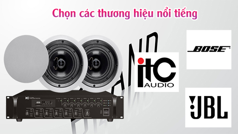 Lưu ý khi chọn mua combo loa âm trần Lưu ý khi chọn mua combo loa âm trần