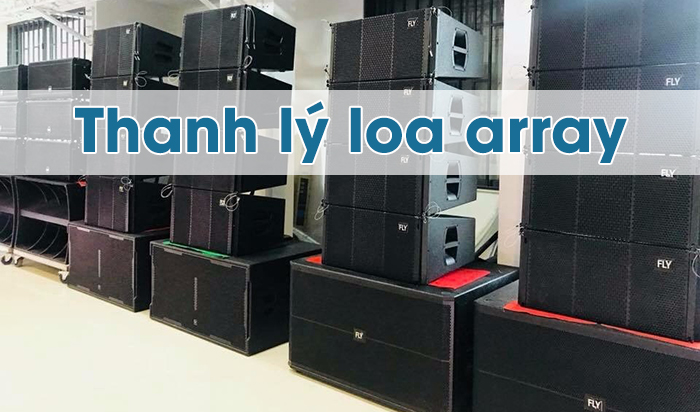 Thanh lý loa array cũ