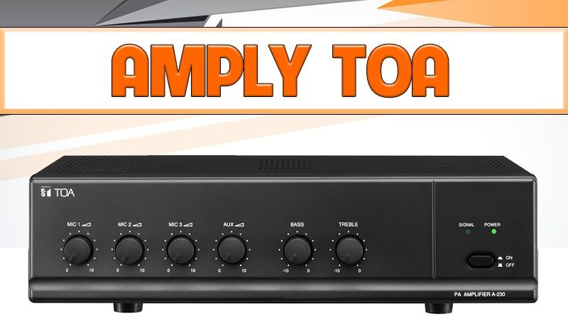 Amply trong hệ thống âm thanh hội trường TOA Amply trong hệ thống âm thanh hội trường TOA