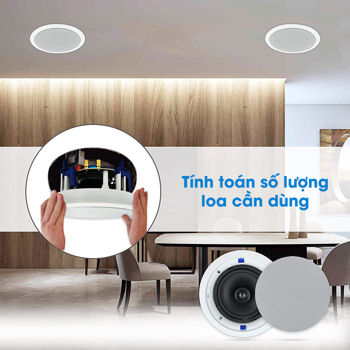 Tính toán số lượng loa sử dụng cho hợp lý Tính toán số lượng loa sử dụng cho hợp lý