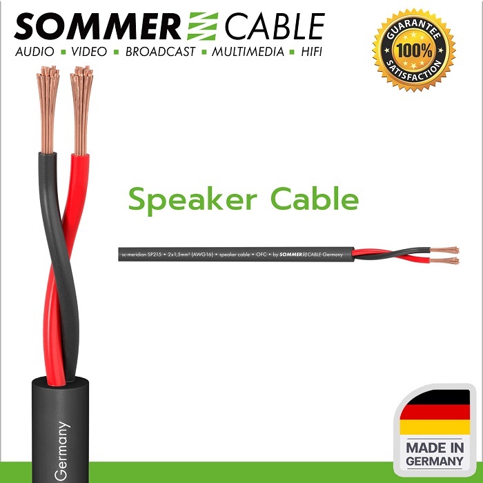 Dây loa Sommer SP215 (MERIDIAN) made in Gemany