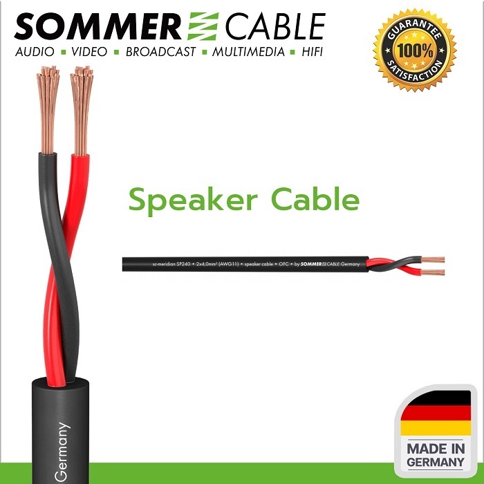 Dây loa Sommer SP240 (MERIDIAN) Made In Gemany