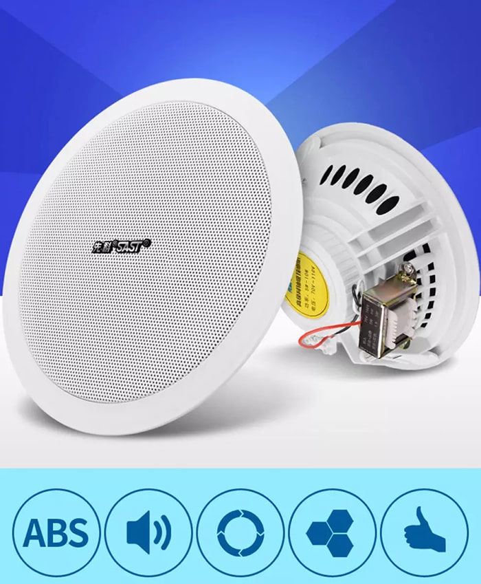 Loa âm trần 6W có mức công suất nhỏ, thích hợp cho những không gian diện tích nhỏ Loa âm trần 6W có mức công suất nhỏ, thích hợp cho những không gian diện tích nhỏ